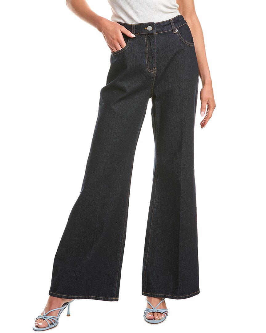 Reiss June Oe June-flared Jean In Blue