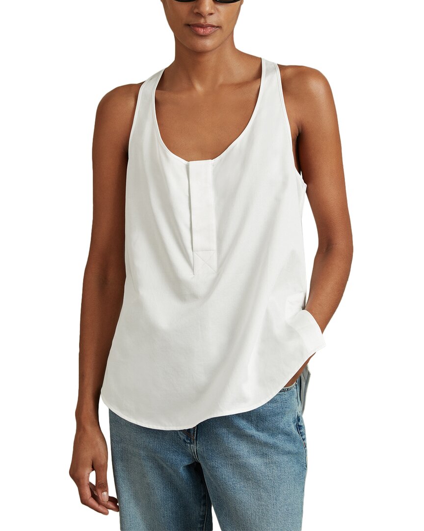 Reiss Eira Easy Vest In White