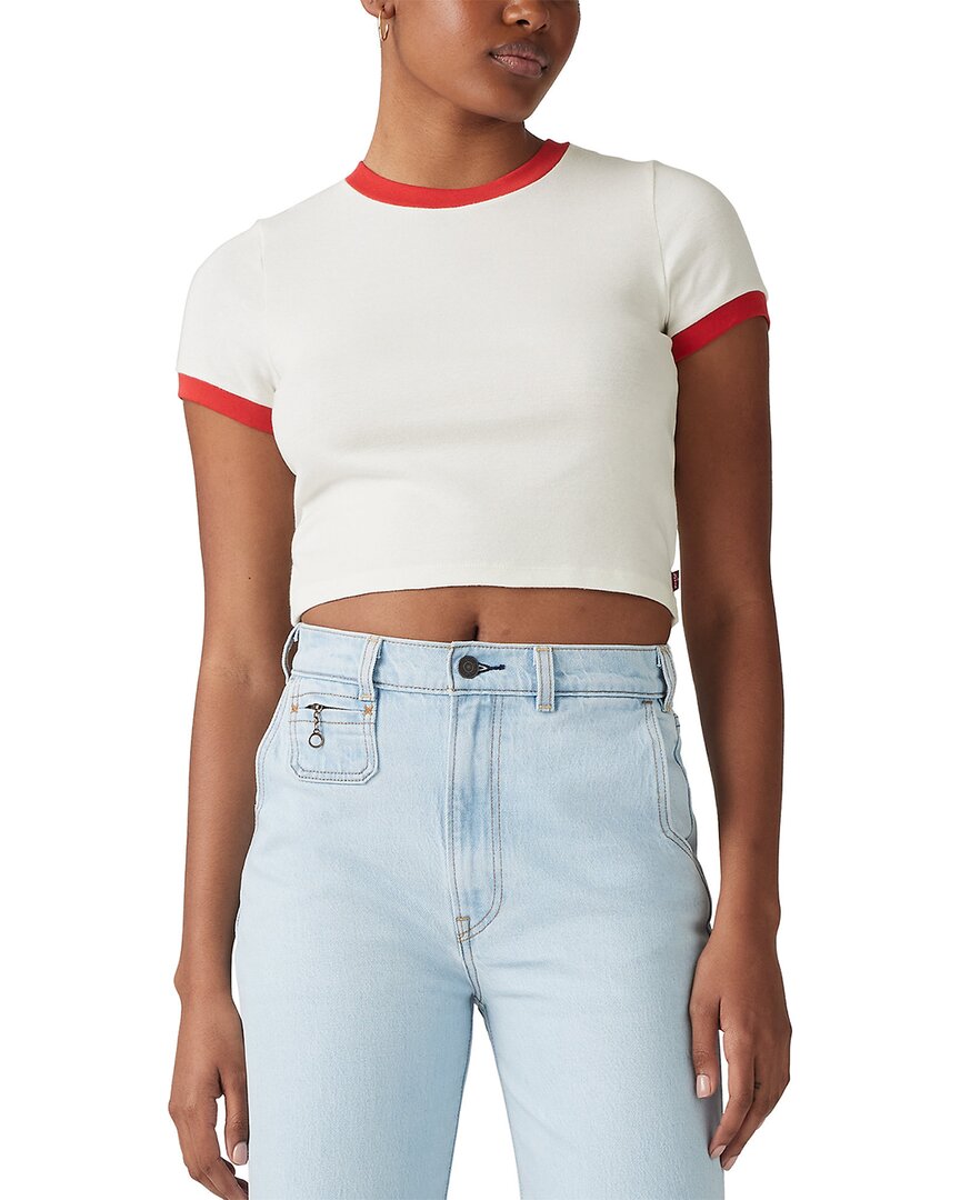 Levi's Essential Ringer Sporty T-shirt In Neutral