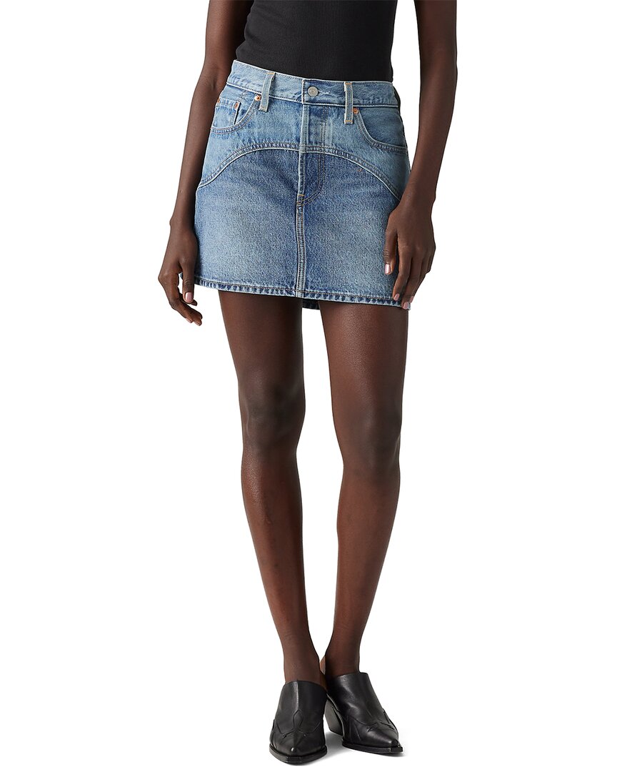 Levi's Icon Western Yoke Skirt In Blue