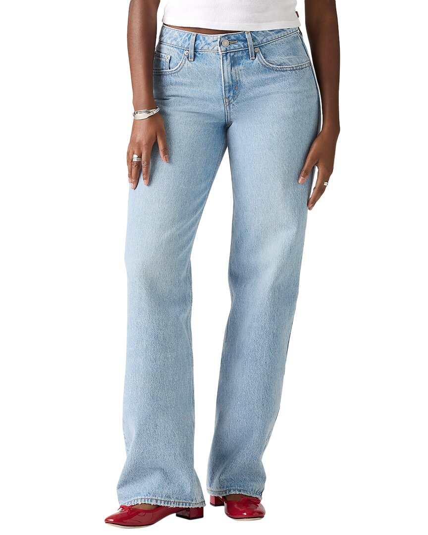 Levi's 318 Shaping Wide Leg Jeans In Blue