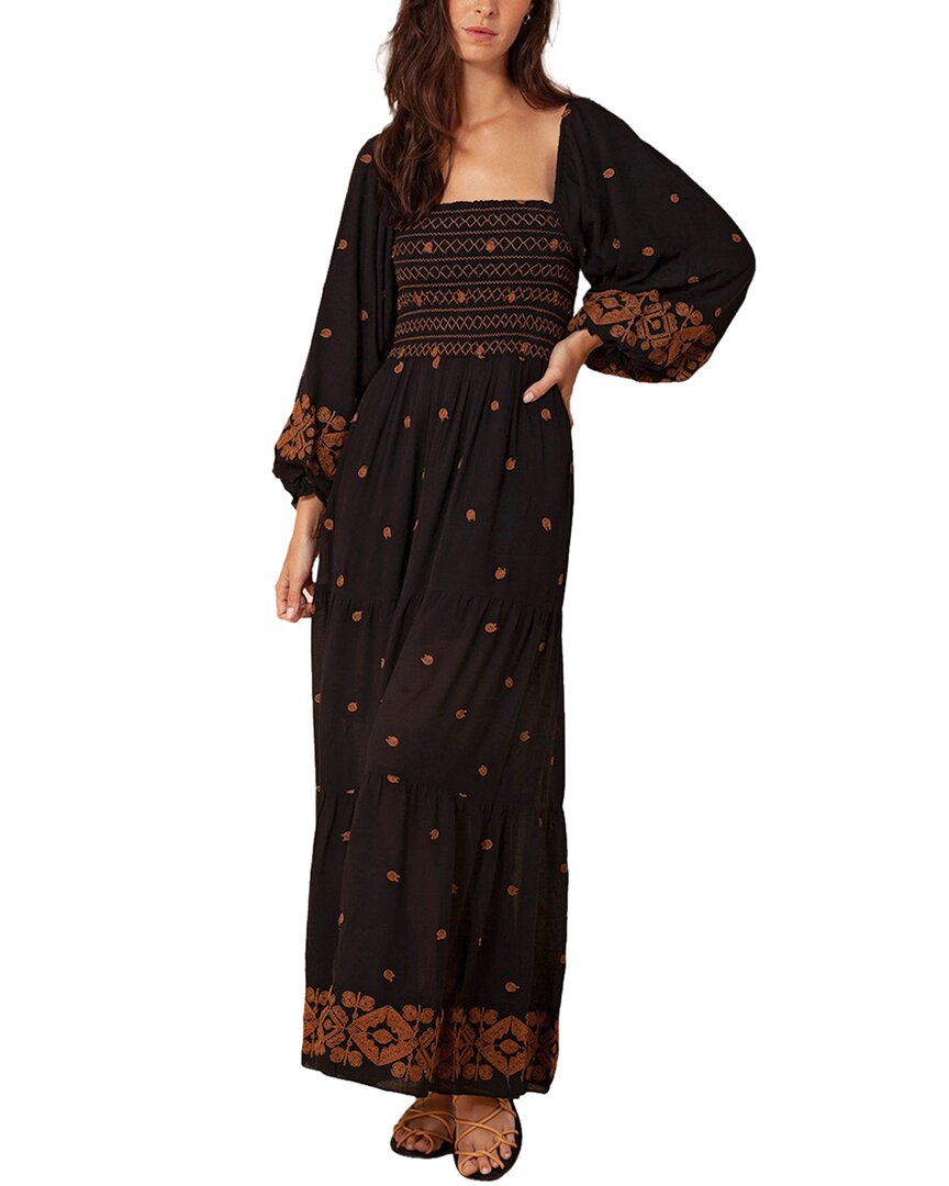 Hale Bob Maxi Dress In Black