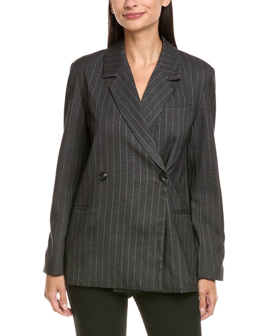 Lyra & Co Blazer In Gray
