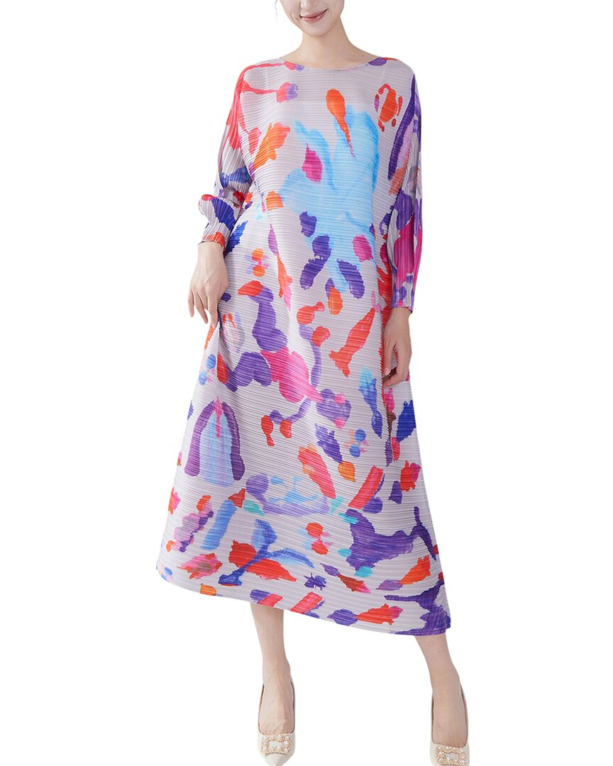 Linda Charm Midi Dress In Multi