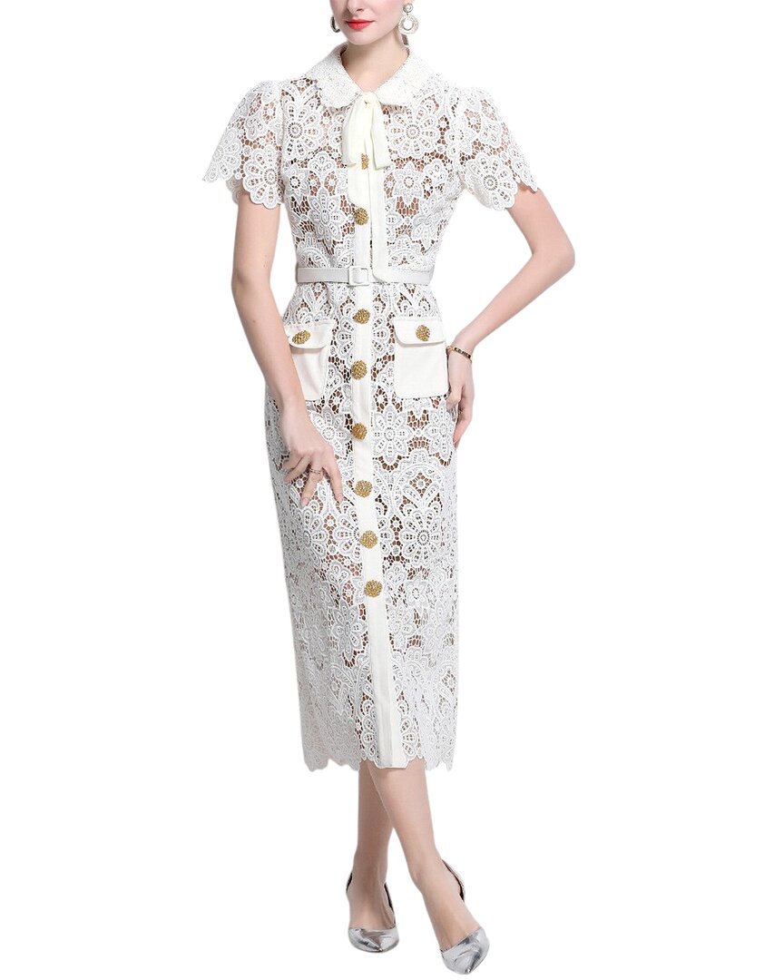 Vincent Midi Dress In Animal Print