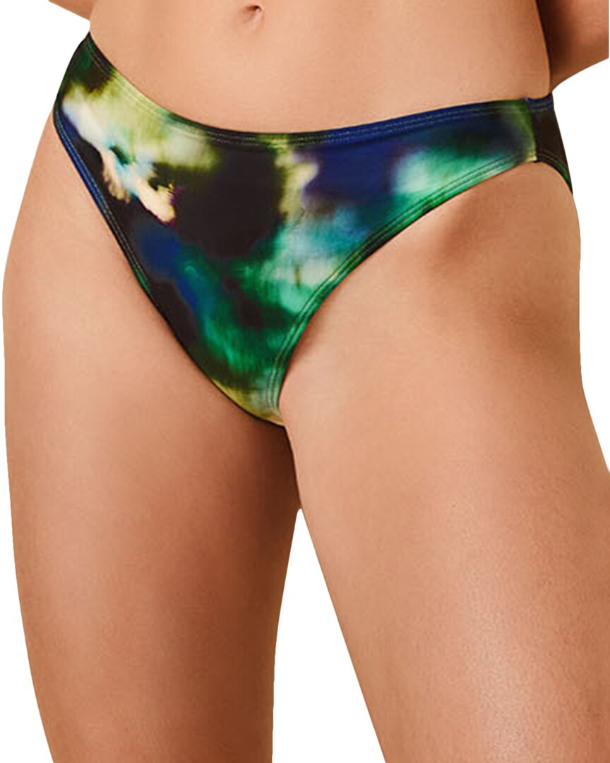 Solid & Striped Tati Bikini Bottom In Green