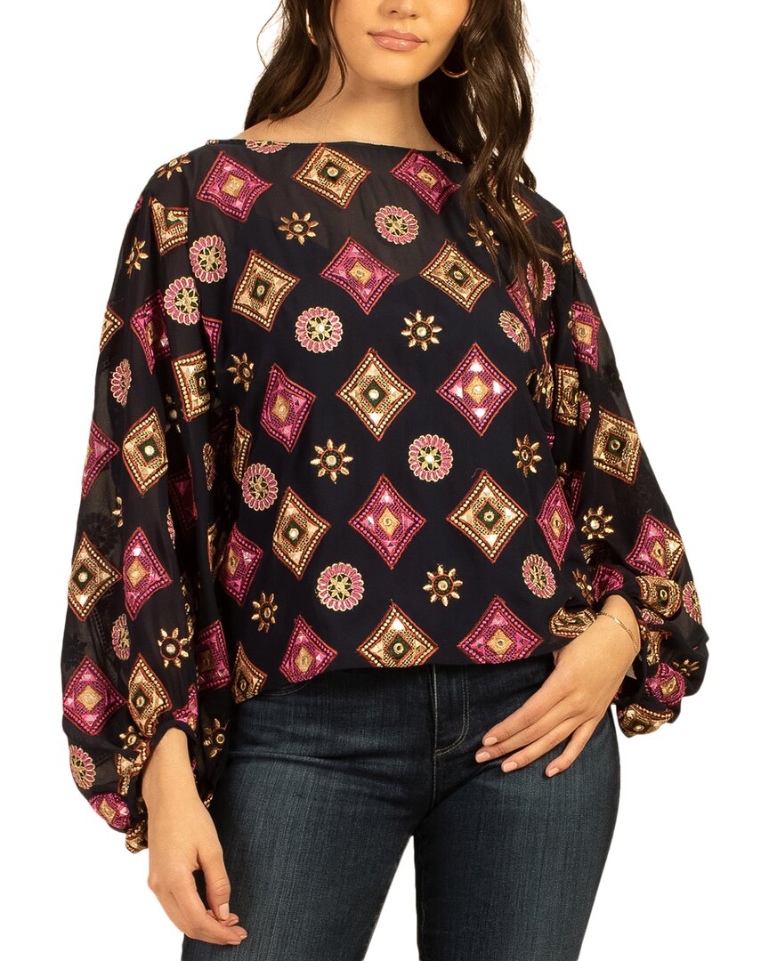 Trina Turk Ursa Top In Black