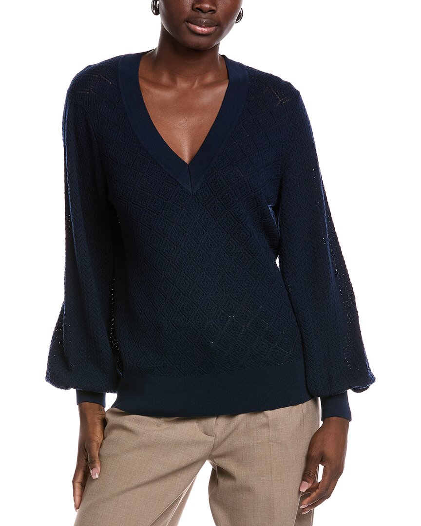 Trina Turk Evening Sun Wool Sweater In Black