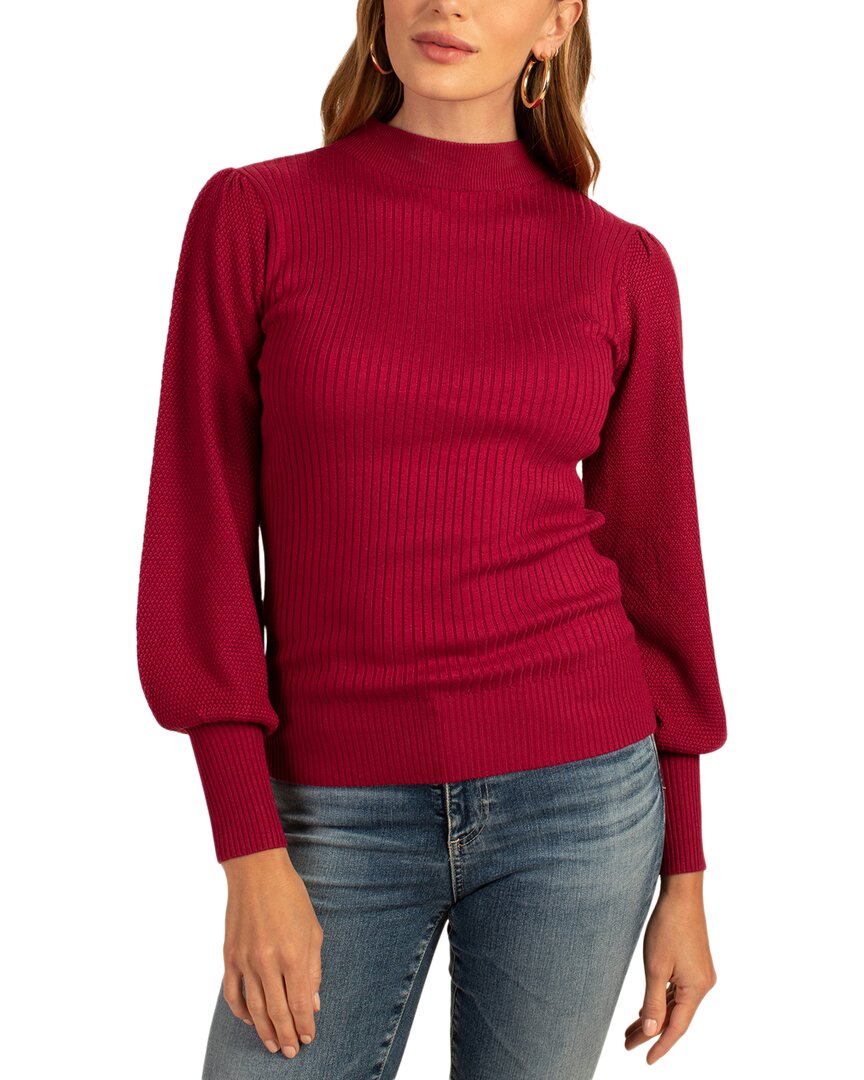 Trina Turk Tom Collins Sweater In Red
