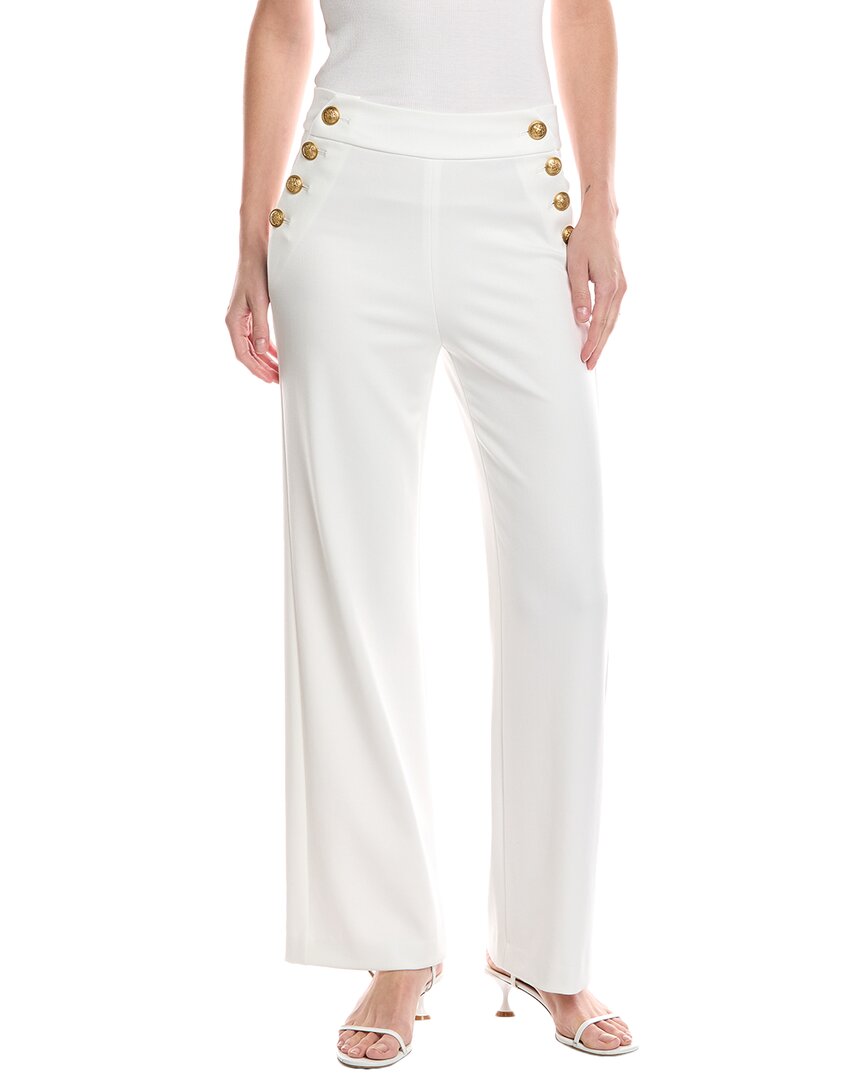 Alice And Olivia Alice + Olivia Narin Pant In White