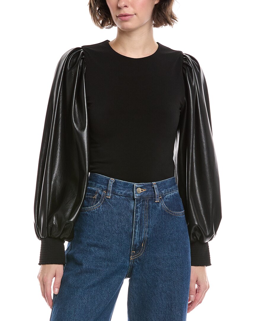 Alice And Olivia Alice + Olivia Latoria Top In Black
