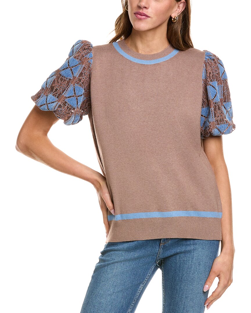 Fate Pullover Sweater In Brown