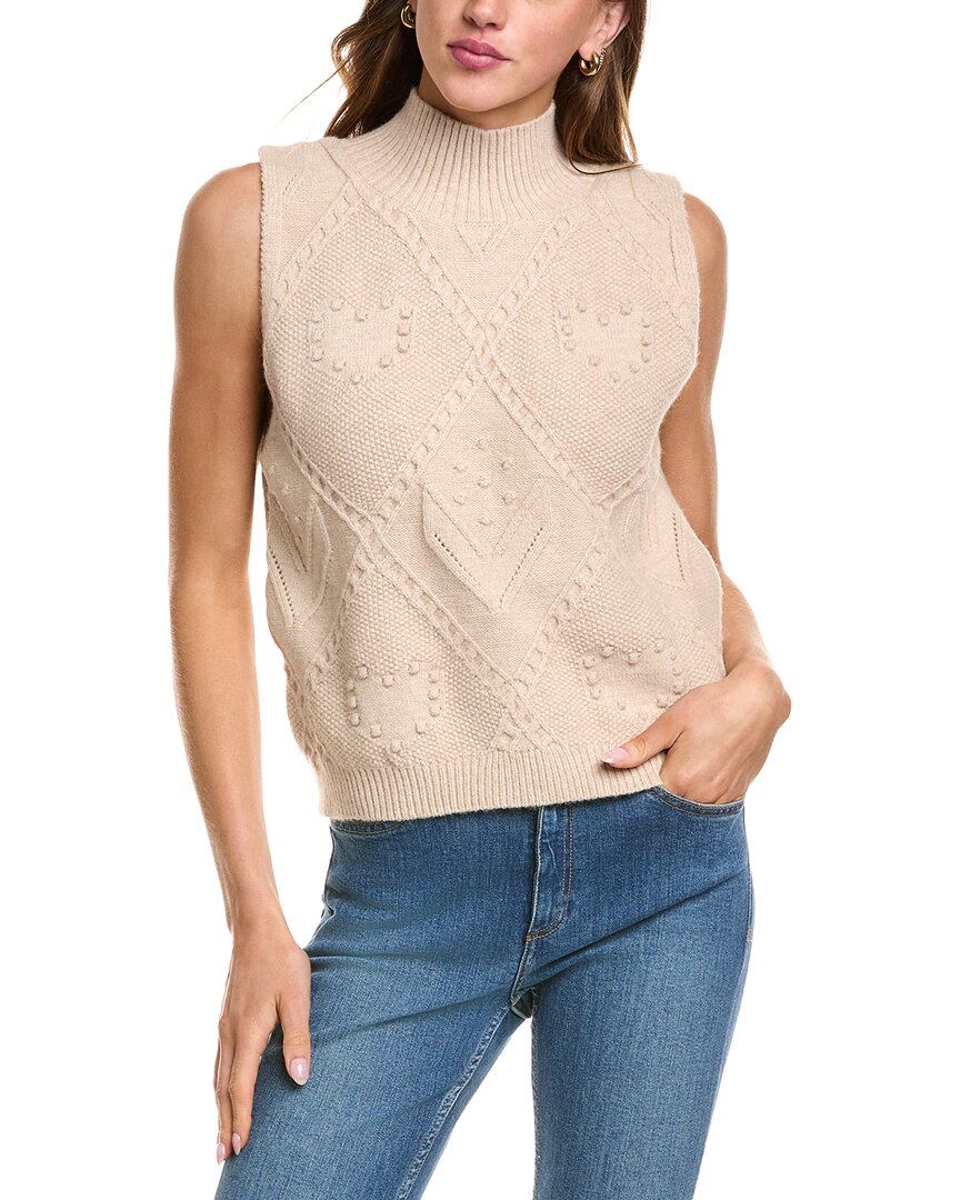 Fate Sweater Tank Top In Neutral