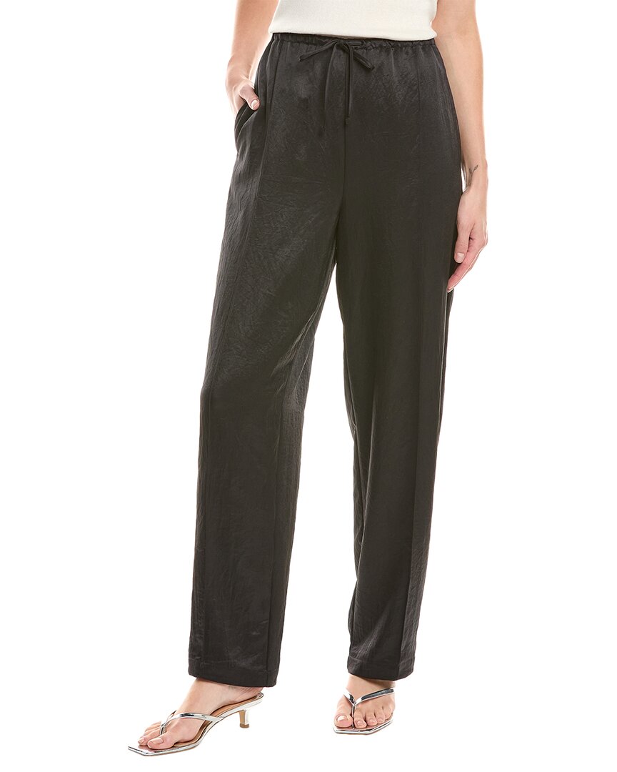 Madewell Slim Pintuck Pant In Black