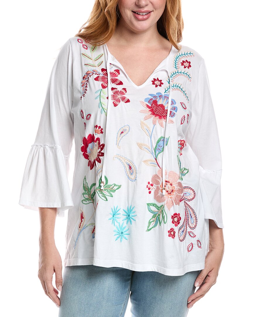 Johnny Was Plus Freyde T-shirt In Multi