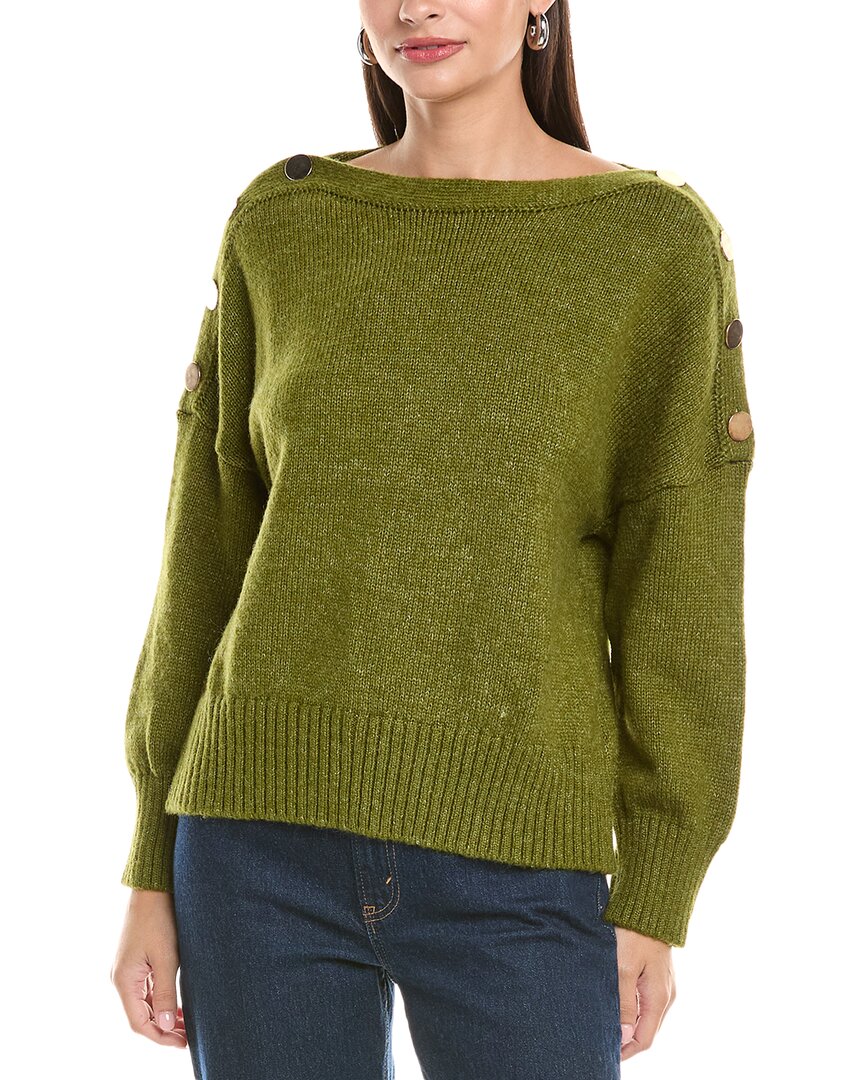 Anna Kay Pullover In Green