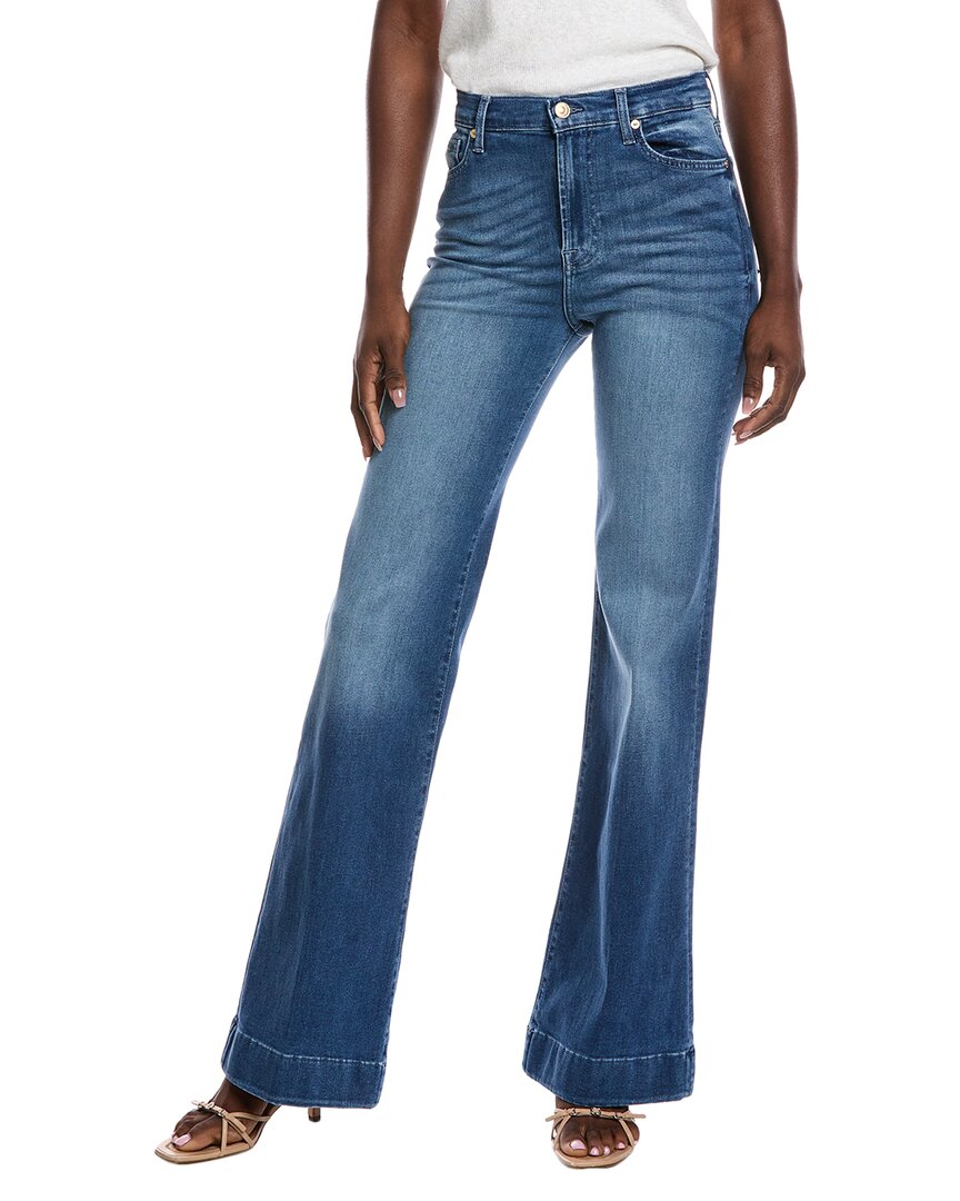 7 For All Mankind Modern Dojo Almost Love Kick Flare Jean In Blue