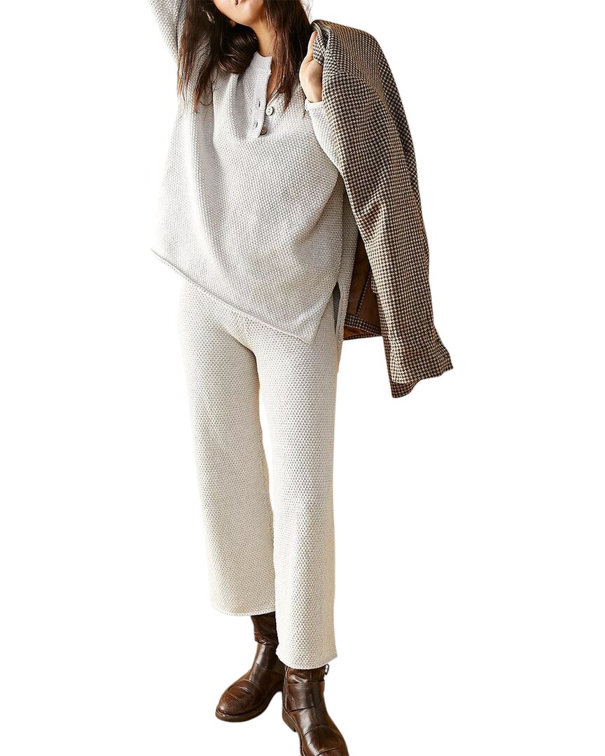 Bella Desert 2pc Sweater & Pant Set In White