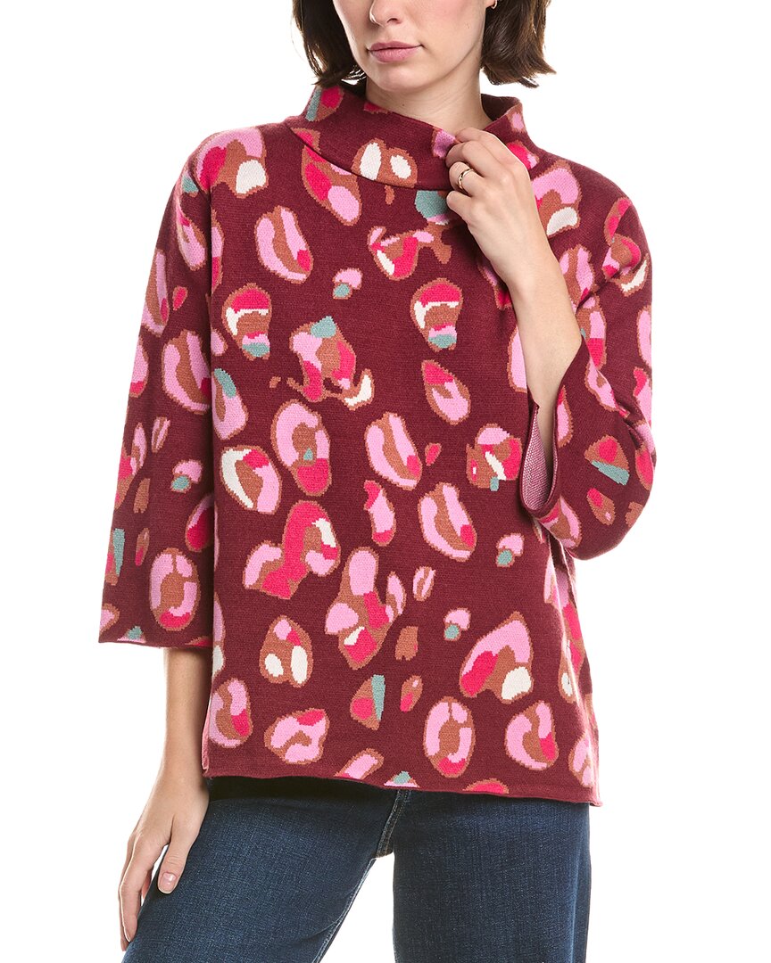 Fate Mock Neck Blouse In Multi