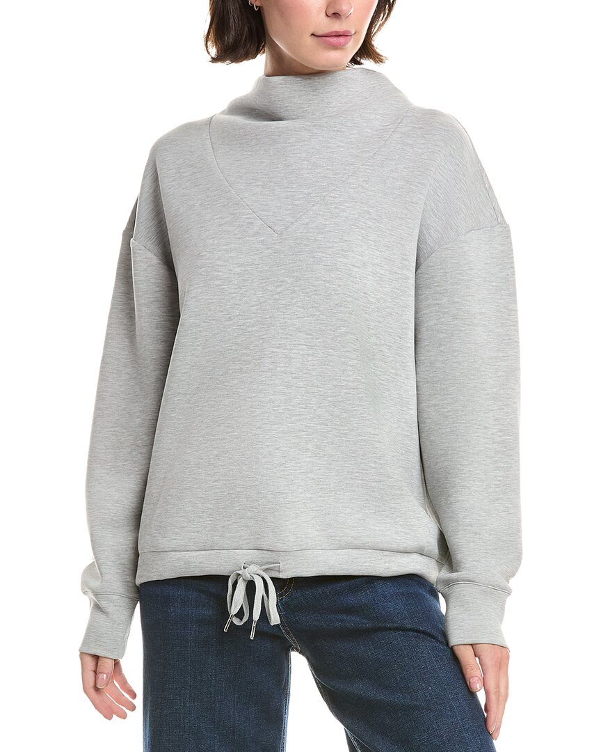 Fate Mock Neck Sweatshirt In Gray