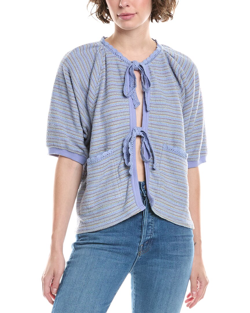 Free People Tropic Sweatshirt In Blue