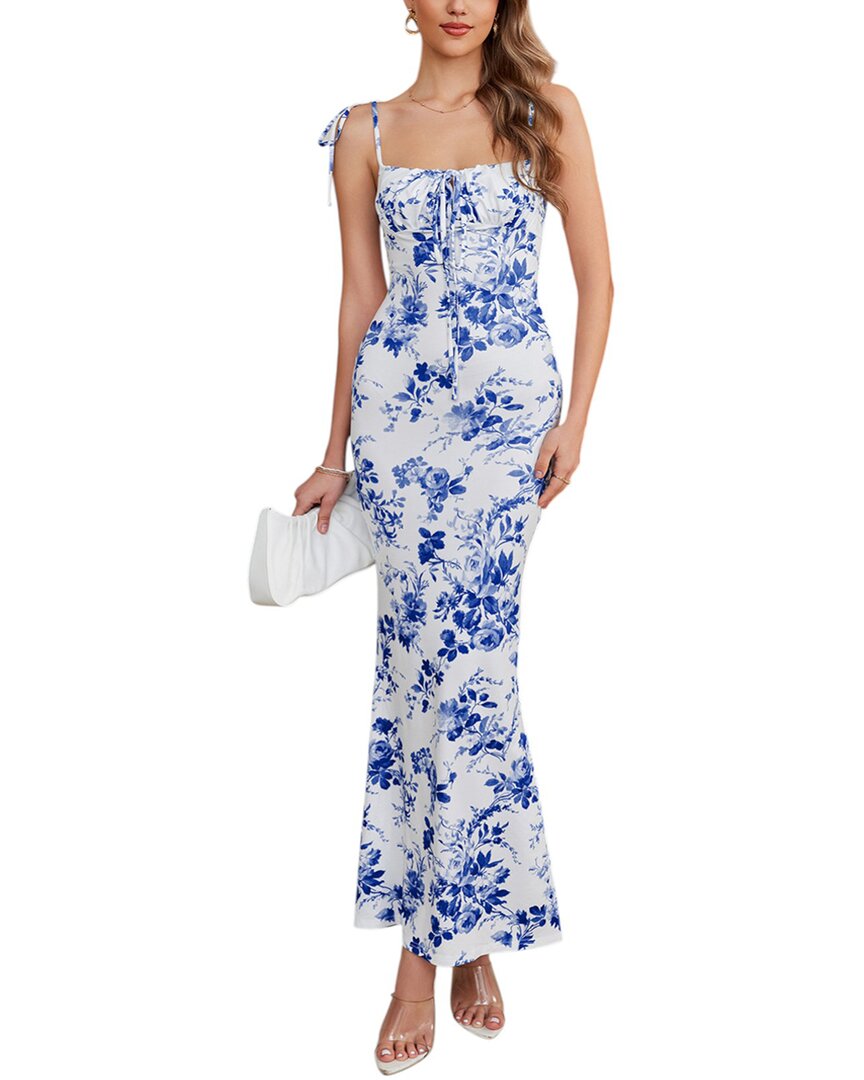 Amanda Royal Maxi Dress