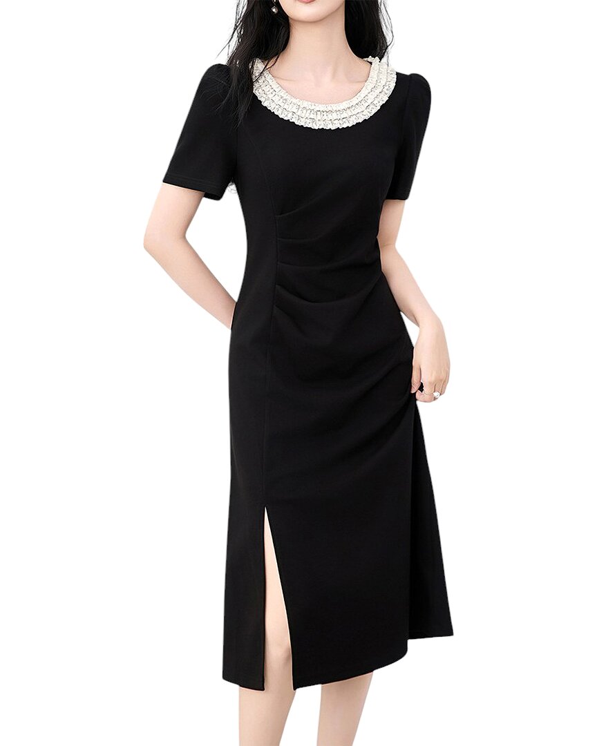 Monique Lagarde Midi Dress In Black