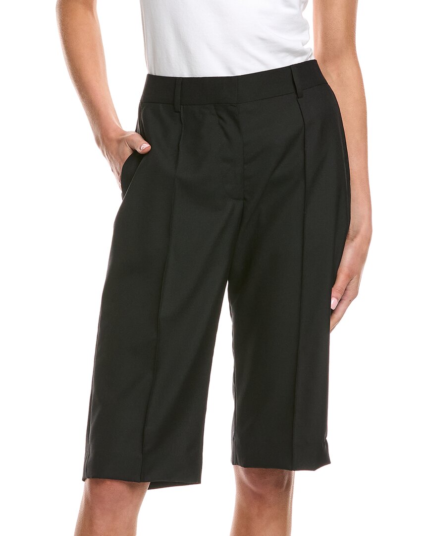 Officine Generale Rosy Wool Short In Black