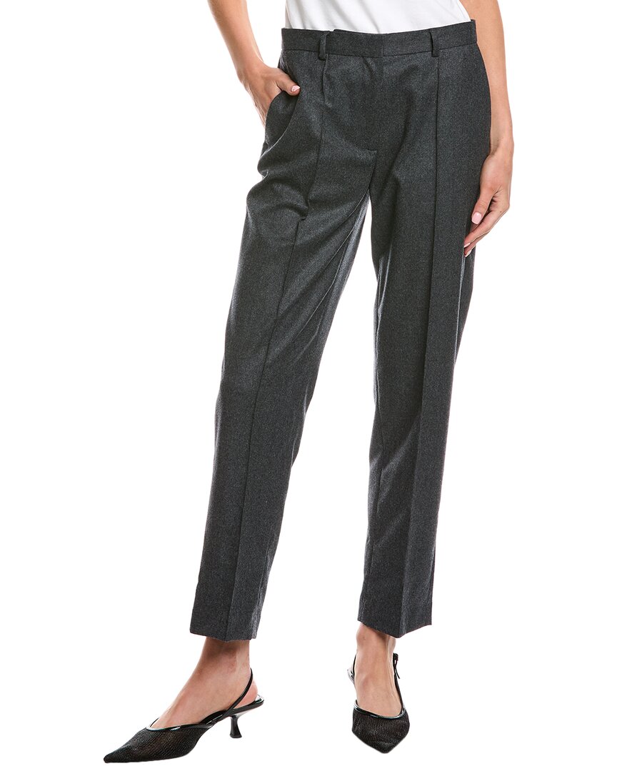 Officine Generale Roxane Wool Pant In Black