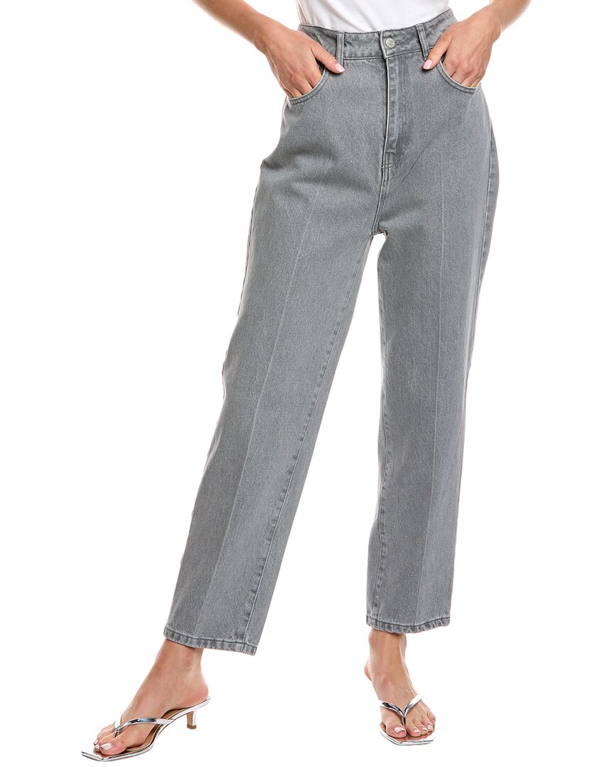 Officine Generale Ginger 5-pocket Mid Grey Jean In Gray