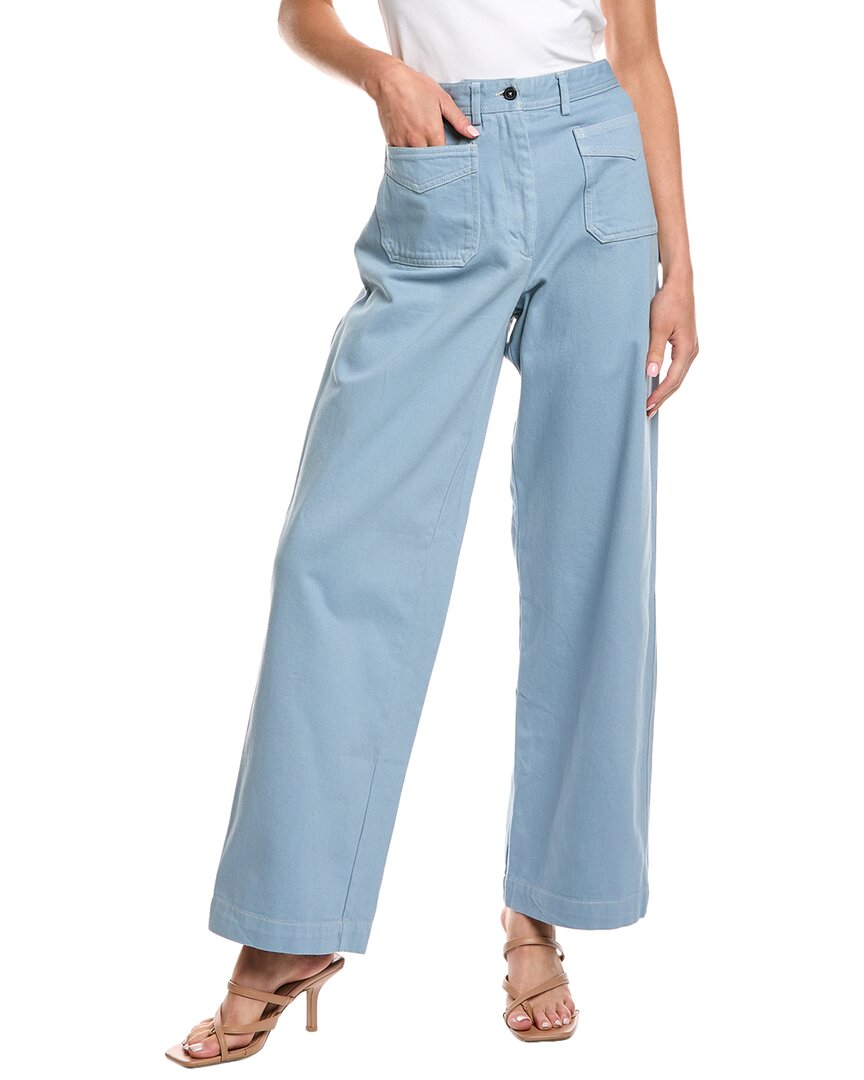 Officine Generale Corie Greek Blue Jean In Blue