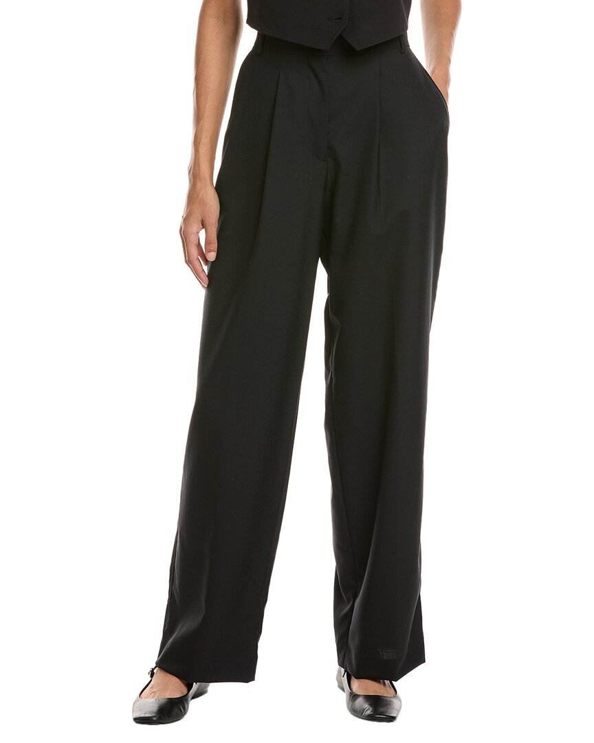 Officine Generale New Sophie Wool Pant In Black