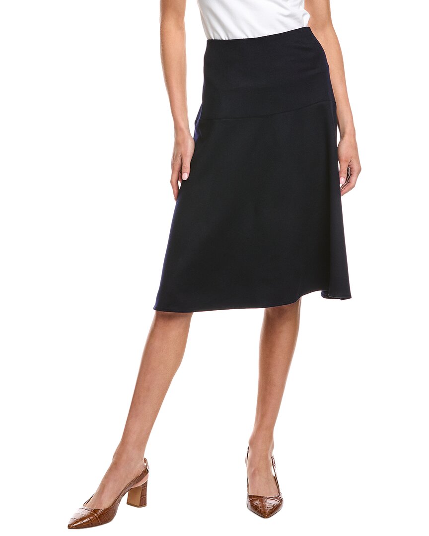 Officine Generale Savana Wool Skirt In Black