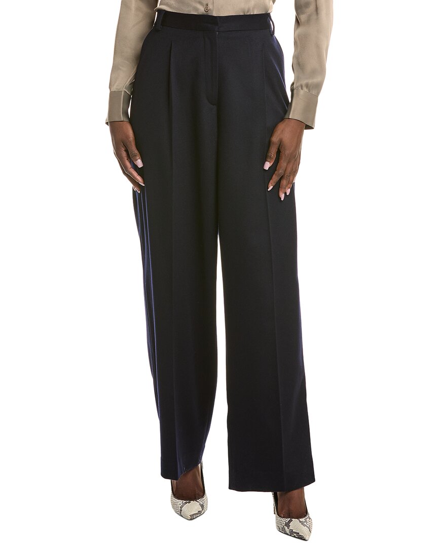 Officine Generale New Sophie Wool Pant In Blue