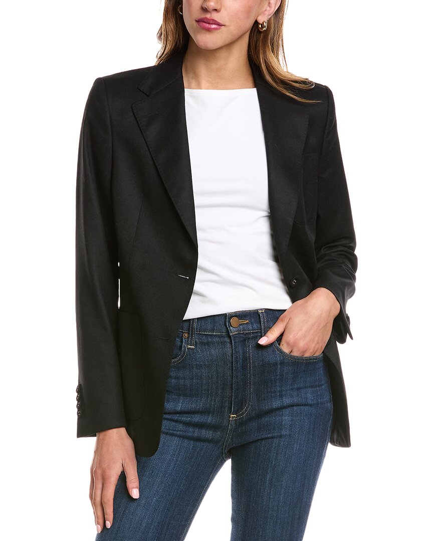 Officine Generale Valerianne Wool Jacket In Black