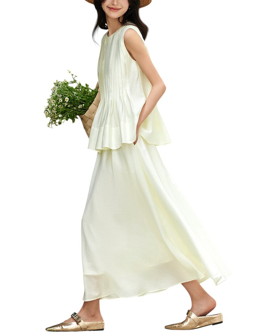 Ounixue 2pc Blouse & Skirt Set In Multi