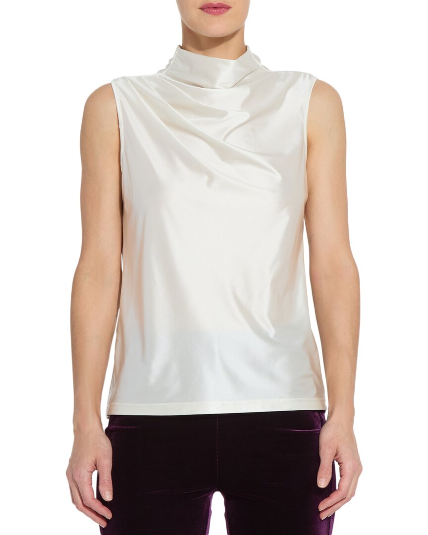 Lyssé New York Lysse New York Irina Satin Jersey Turtleneck Top In Neutral