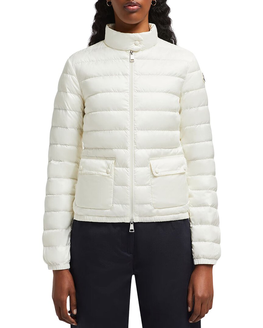 Moncler Lans Packable Short Down Jacket In White