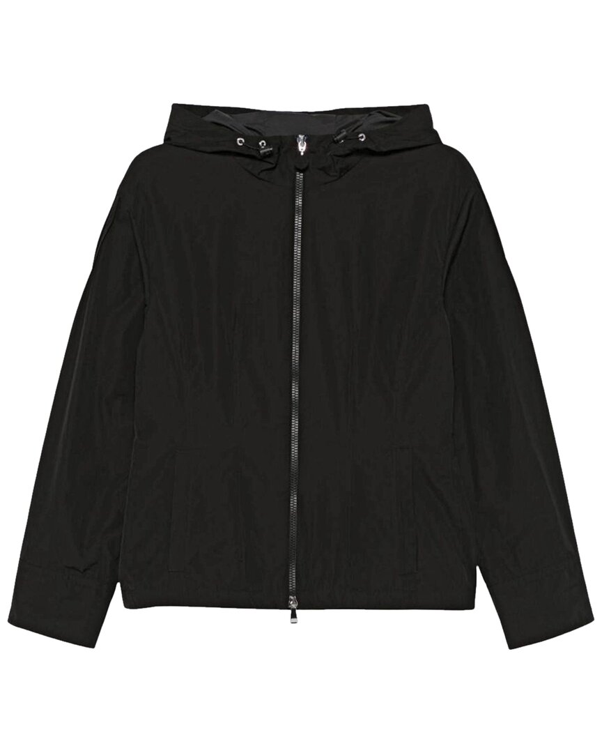 Moncler Logo Jacket In Black