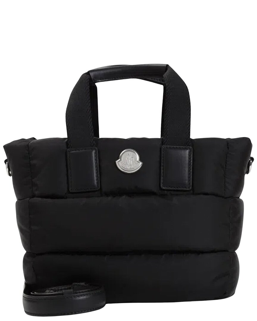 Moncler Caradoc Water-repellent Mini Tote Bag In Black
