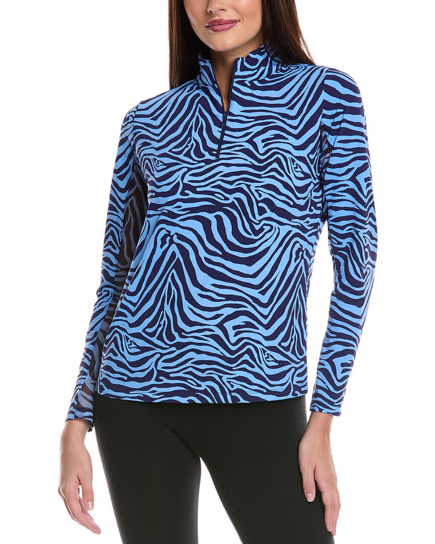 Ibkul Leona Long Sleeve Mock Neck Top