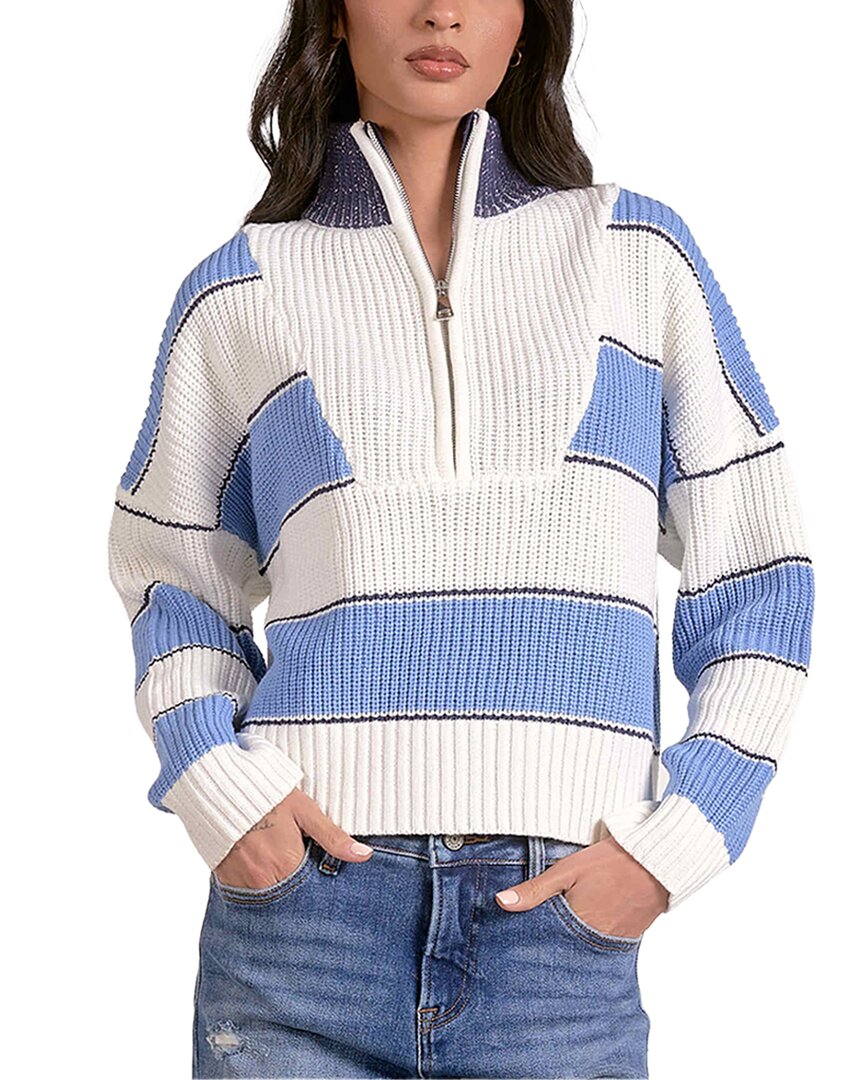 Elan Mock Neck Sweater In Multi