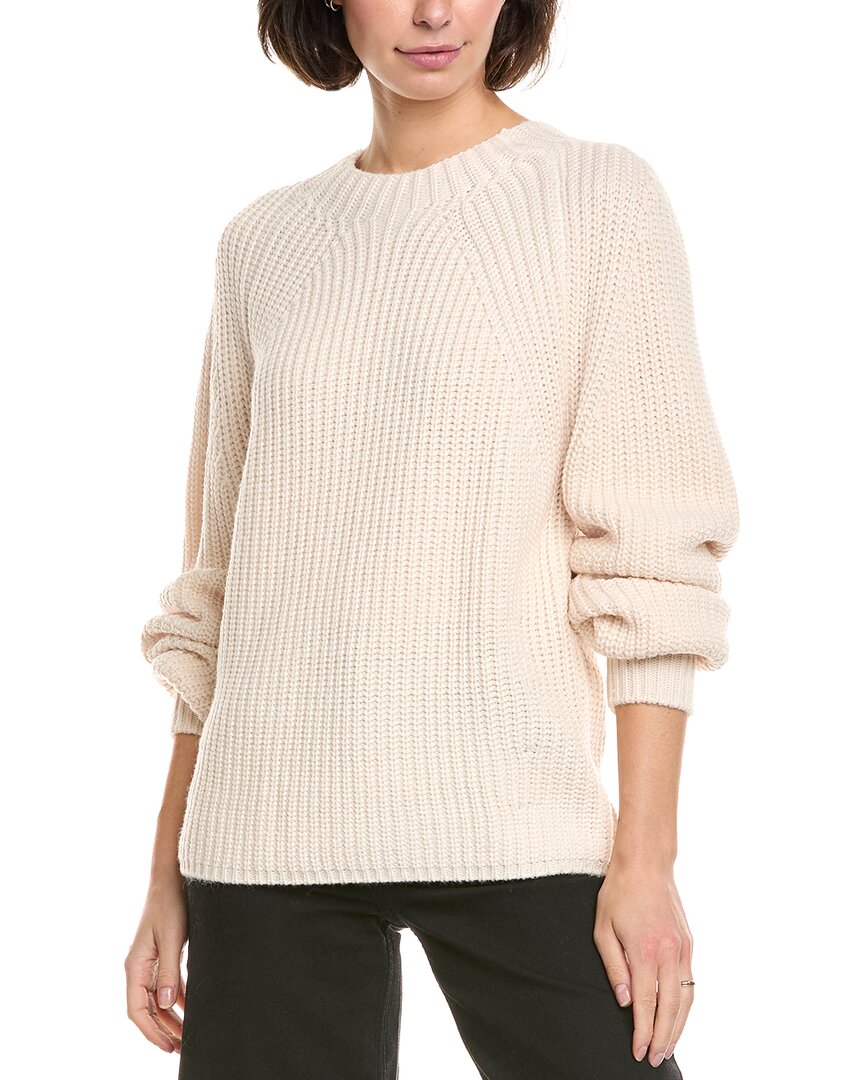 Elan Wool-blend Crewneck Sweater In Neutral
