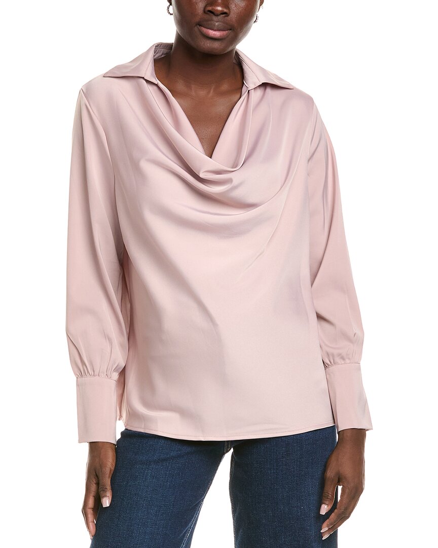 Madison Miles Blouse In Neutral