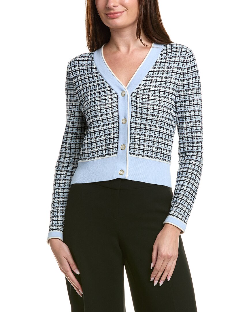 Lk Bennett Honey Cardigan In Blue