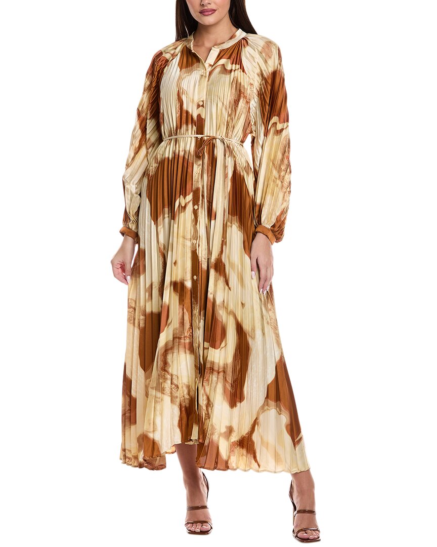 Beulah Maxi Dress In Brown