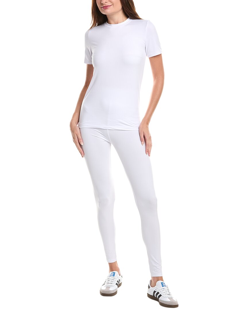 Marion 2pc Casual Top & Legging Set In White