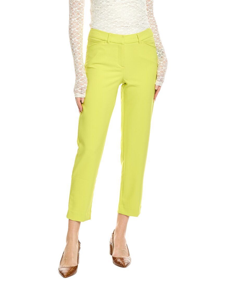 Nanette Lepore Nolita Stretch Pant In Yellow