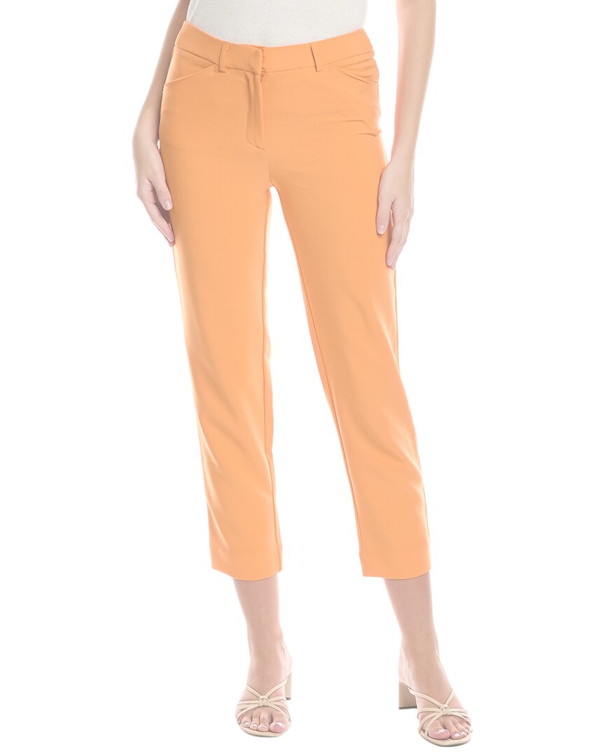 Nanette Lepore Nanette Skinny Leg Stretch Pant In Orange