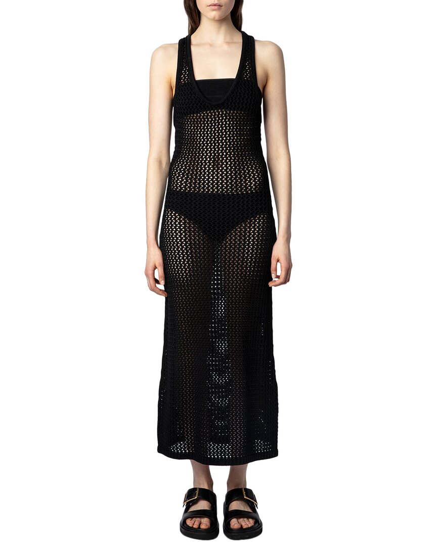 Zadig & Voltaire Nabys Dress In Black